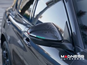 Alfa Romeo Stelvio Mirror Covers - Carbon Fiber - Full Replacements - GTA Style